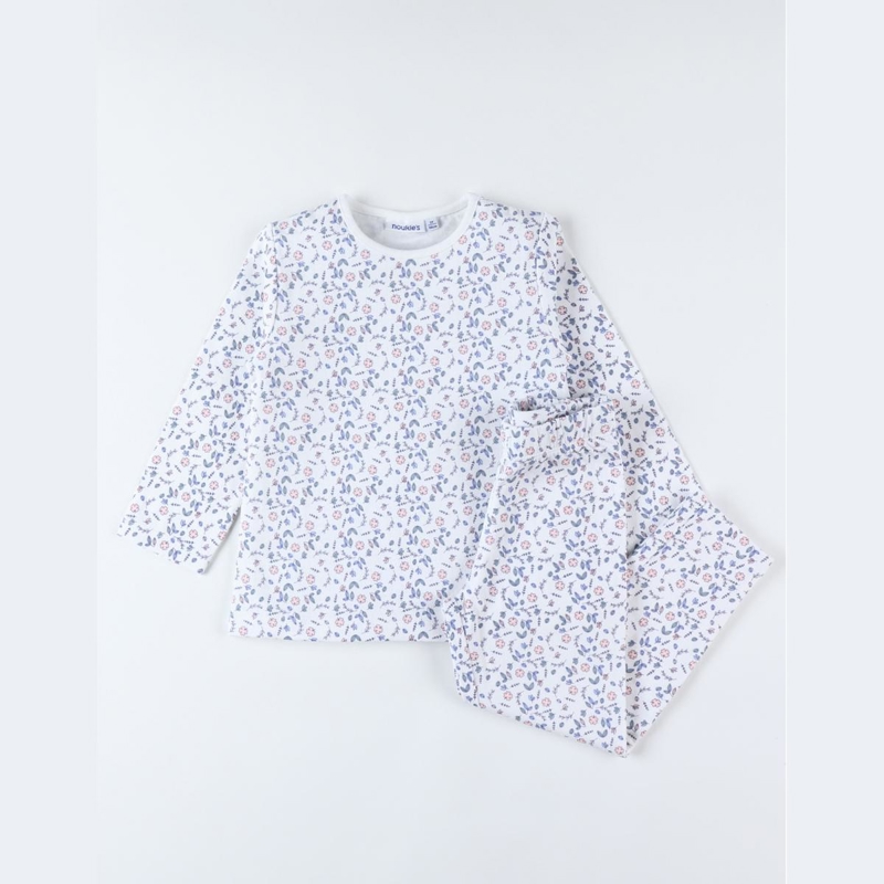 Noukies - Pyjama 2 pièces fleuri en jersey, Noukie's - Fille