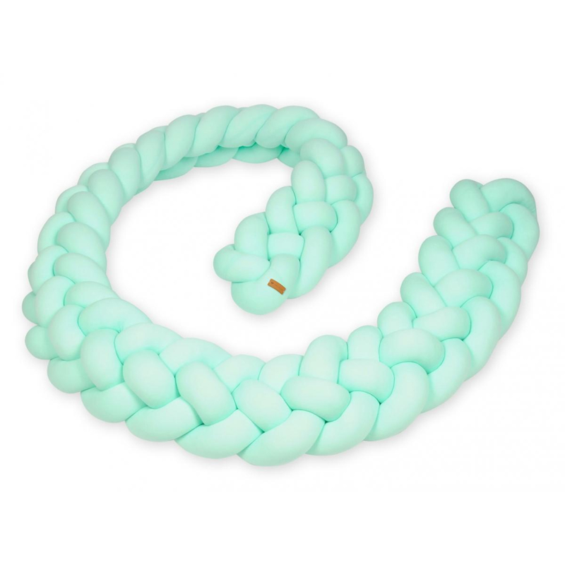 Protection tressée pour lit bébé Menthe, Velinda -