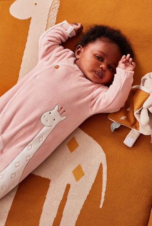 Pyjama dors-bien girafe en velours, Noukie's