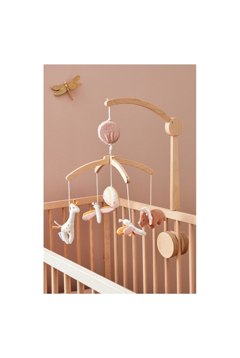 Mobile musical en bois popsie, Noukie's