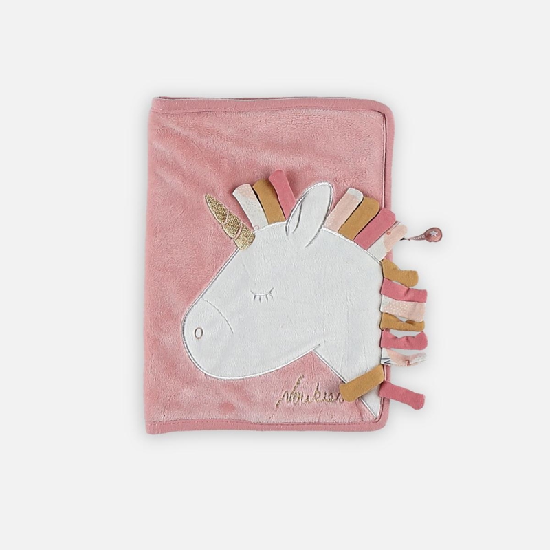 Noukies - Protège carnet de santé veloudoux Lina et Joy, Noukie's - Fille