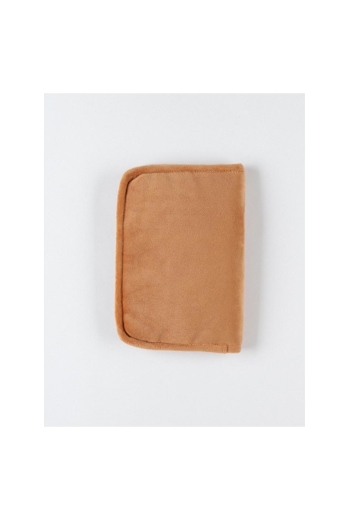 Protège carnet de santé babou en veloudoux caramel, Noukie's