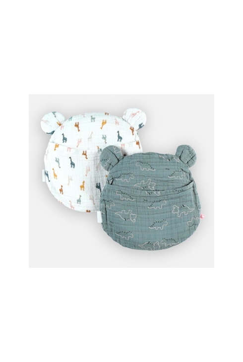 Ensemble coussin ergonomique + 2 housses, Noukie's