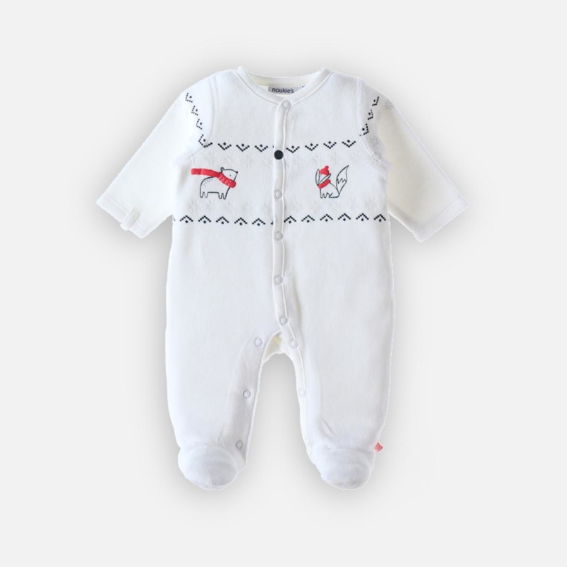 Noukies - Pyjama 1 pièce noël en velours, Noukie's - Fille