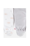 Ensemble de 2 pyjamas 1 pièce en velours clair écru, Noukie's 3