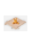 Doudou Paco En Coton Bio, Ocre, Noukie's 3