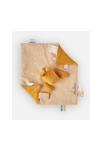 Doudou Paco En Coton Bio, Ocre, Noukie's 4