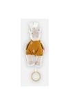 Peluche Mini Musicale Tiga En Veloudoux, Beige/ocre, Noukie's 2