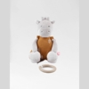 Peluche Mini Musicale Tiga En Veloudoux, Beige/ocre, Noukie's