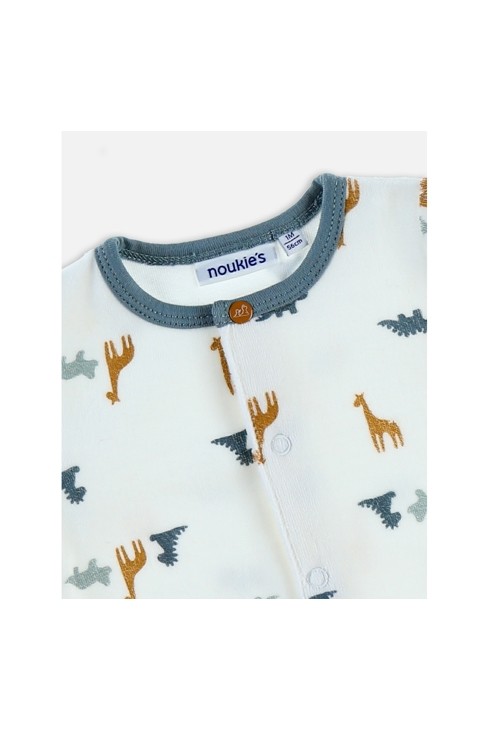 Pyjama imprimés dinosaures en velours, Noukie's
