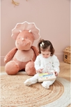 Peluche Large Popsie En Veloudoux®, Blush/rose Poudré, Noukie's 2