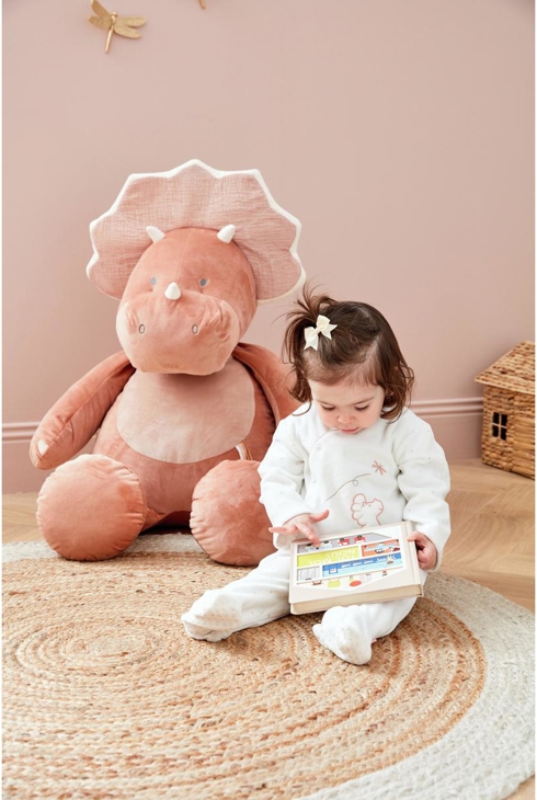 Peluche Large Popsie En Veloudoux®, Blush/rose Poudré, Noukie's