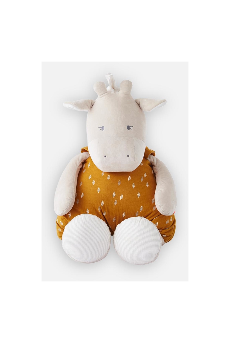 Peluche Large Tiga En Veloudoux Et Mousseline De Coton, Noukie's 1