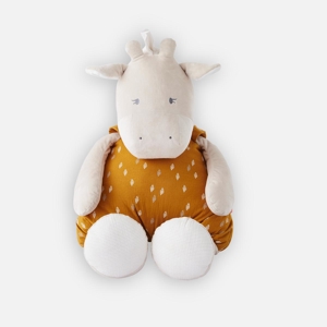 Peluche Large Tiga En Veloudoux Et Mousseline De Coton, Noukie's 1