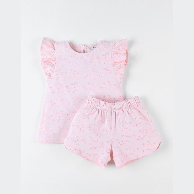 Noukies - Pyjama 2 pièces à imprimé pailleté en jersey clair, Noukie's - Fille