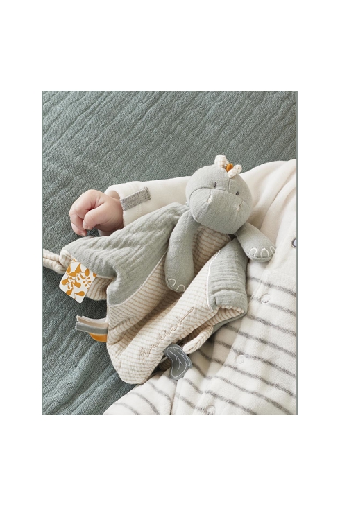 Doudou Stegi En Mousseline Bio, Eucalyptus, Noukie's