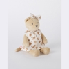 Peluche Small Kendi En Veloudoux, Beige/terracotta, Noukie's