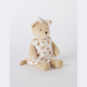 Peluche Small Kendi En Veloudoux, Beige/terracotta, Noukie's 1