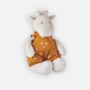 Peluche Medium Tiga En Mousseline De Coton Bio, Beige Et Ocre, Noukie's