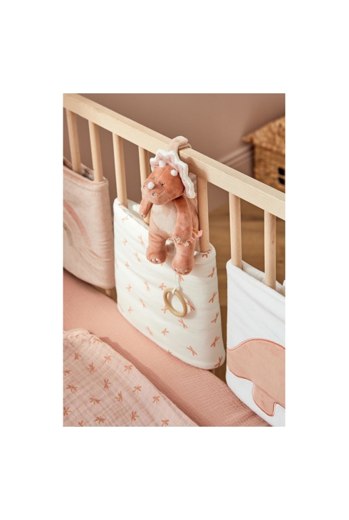 Peluche Mini Musicale Popsie En Veloudoux®, Blush/rose Poudré, Noukie's
