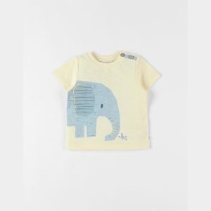 T-shirt éléphant à manches courtes pâle, Noukie's 1