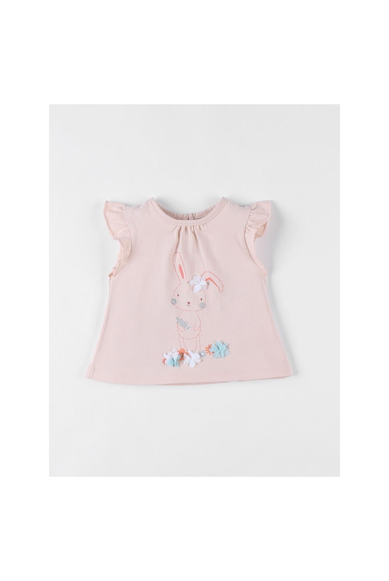 T-shirt lapin à manches courtes clair, Noukie's 1