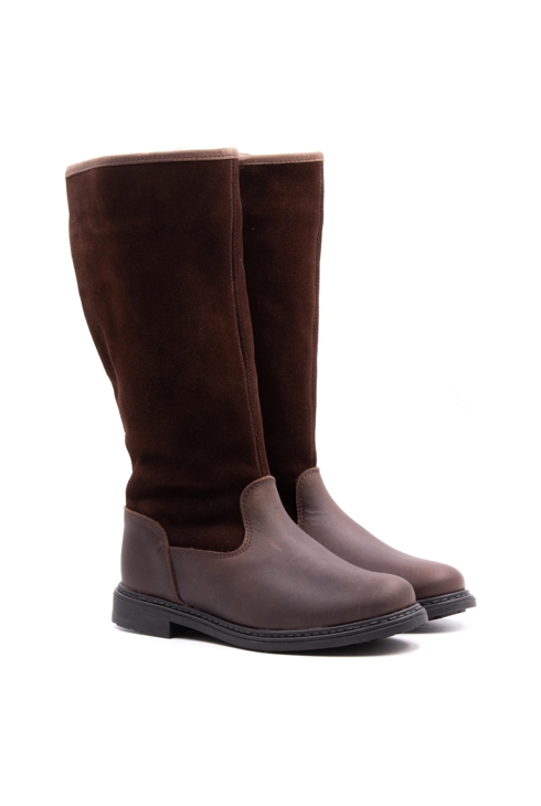 Bottes zippées en cuir, Boni&Sidonie