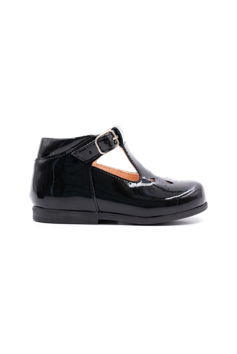 Chaussures premiers pas à boucle en cuir vernis Boni Carol, Boni&Sidonie 1