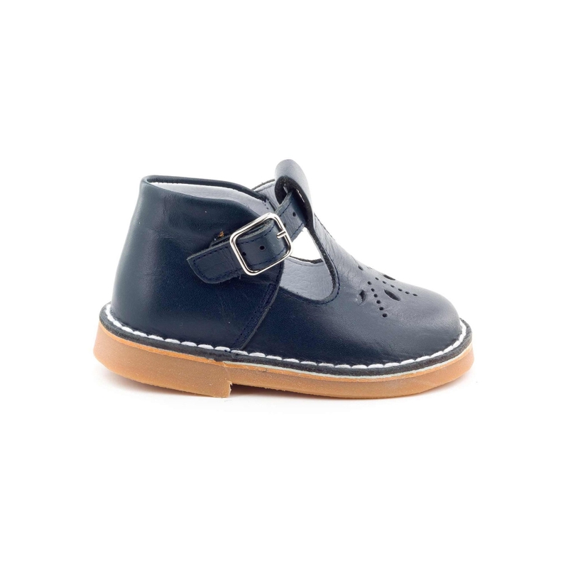 Boni Sidonie - Chaussures premiers pas à boucle en cuir Boni Mini Henry, Boni&Sidonie - Mixte