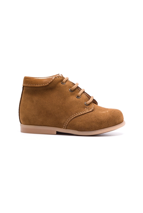 Chaussures premiers pas à lacet en cuir Boni Noa, Boni&Sidonie