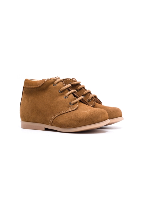 Chaussures premiers pas à lacet en cuir Boni Noa, Boni&Sidonie