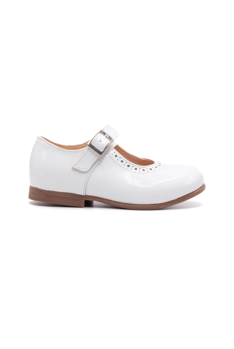 Chaussures premiers pas cérémonie à boucle en cuir vernis Boni Mini Anaïs, Boni&Sidonie 1