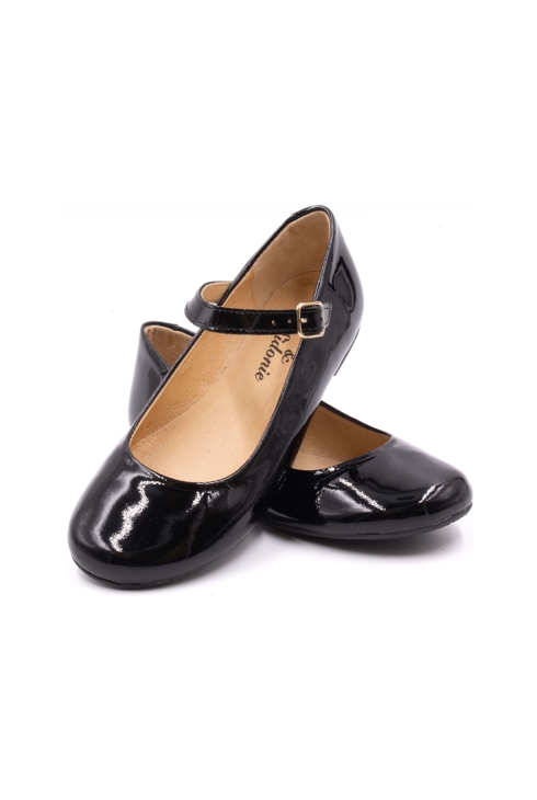 Ballerines à boucle en cuir vernis Boni Hortense, Boni&Sidonie