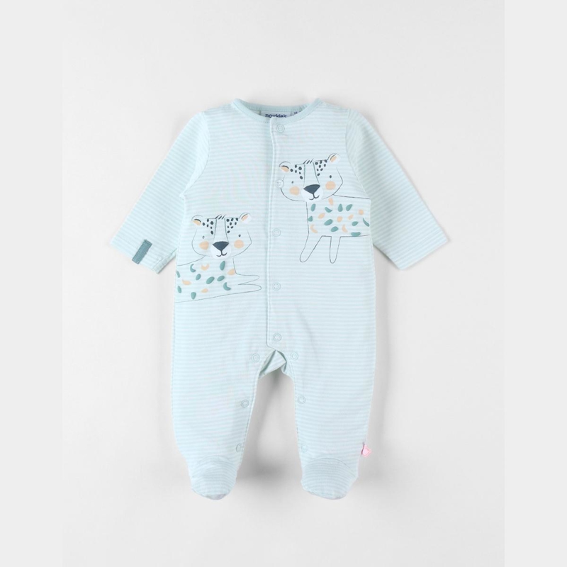 Noukies - Pyjama rayé 1 pièce lions en jersey d'eau, Noukie's - Mixte