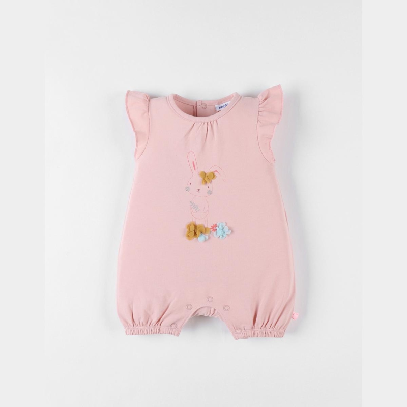Noukies - Combishort lapin en jersey, Noukie's - Fille