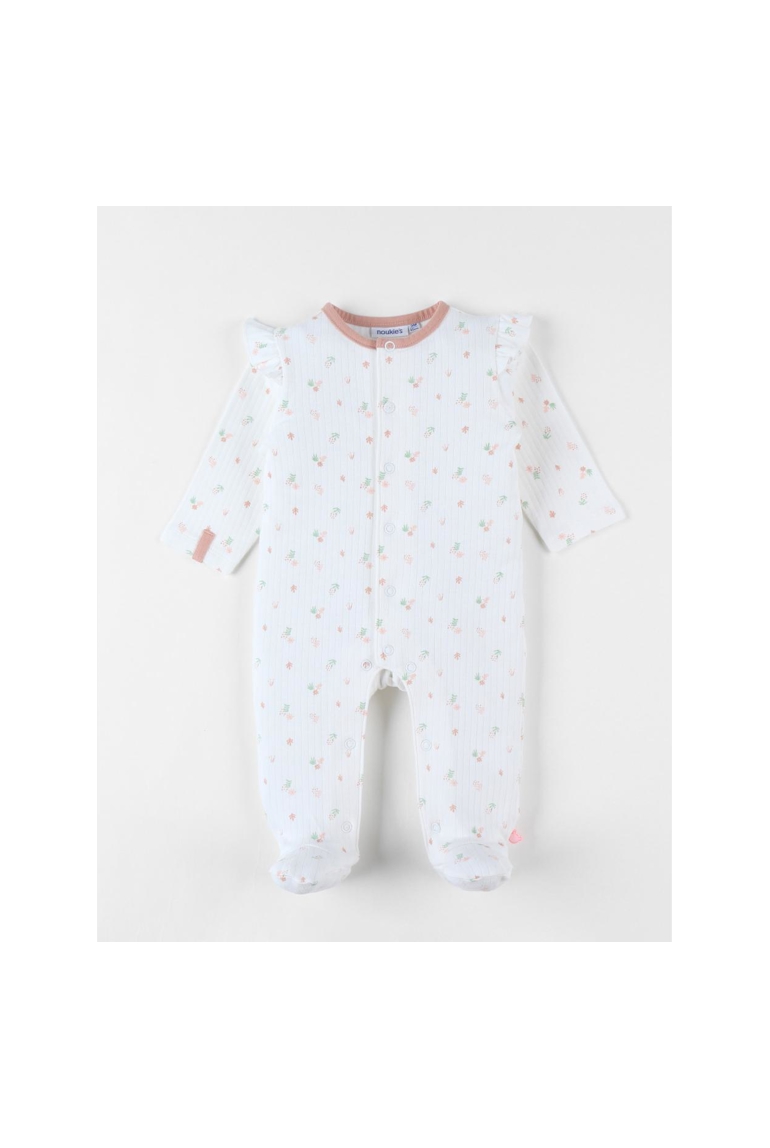 Pyjama 1 pièce fleuri en jersey, Noukie's 1