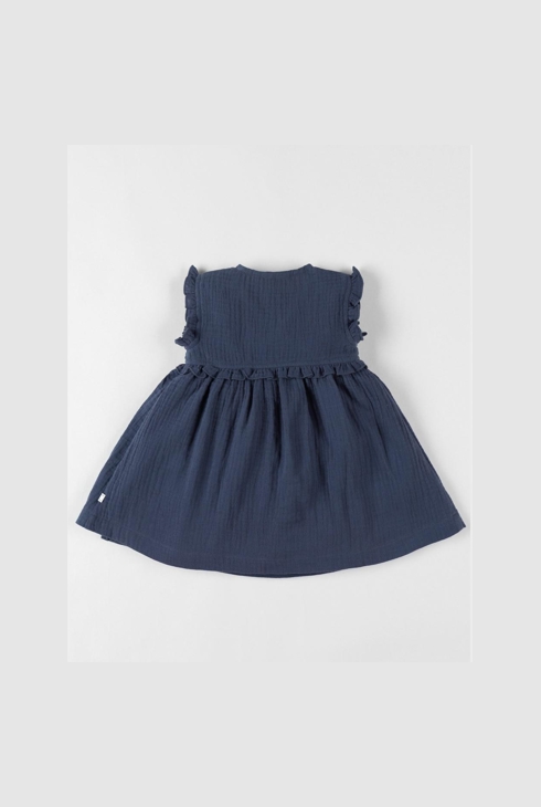 Robe portefeuille en mousseline de coton, Noukie's