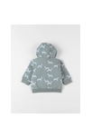 Sweat à Capuche Imprimés Zèbres, Eucalyptus, Noukie's 2