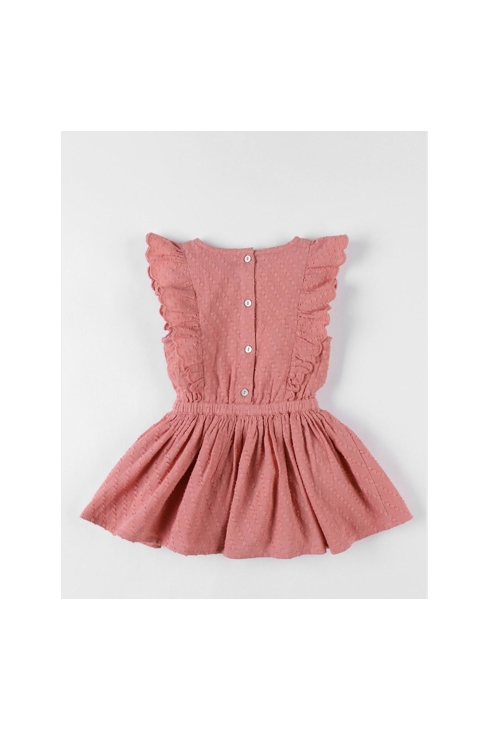 Robe Cérémonie à Volants, Blush, Noukie's