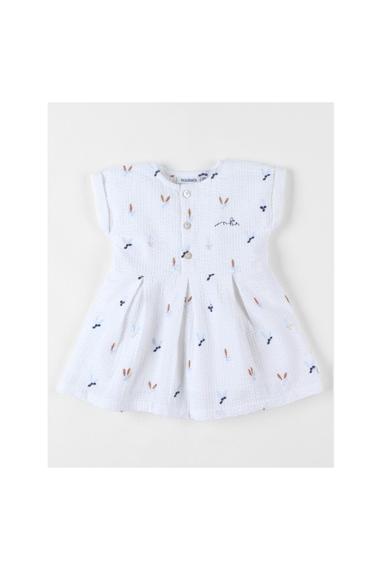 Robe imprimé fleuri en crêpe de coton, Noukie's 1