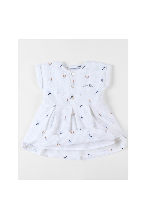 Robe imprimé fleuri en crêpe de coton, Noukie's