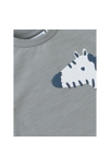 T-shirt Zèbre à Courtes Manches, Eucalyptus, Noukie's 3
