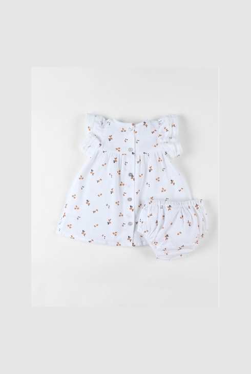 Ensemble Robe + Bloomer Imprimé Fleuri, Noukie's