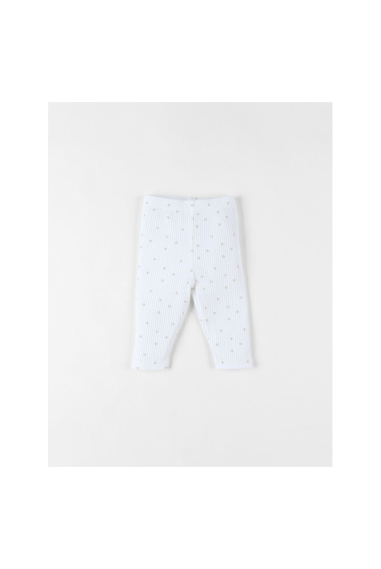Legging En Jersey Côtelé Imprimé Fleuri,, Noukie's 1
