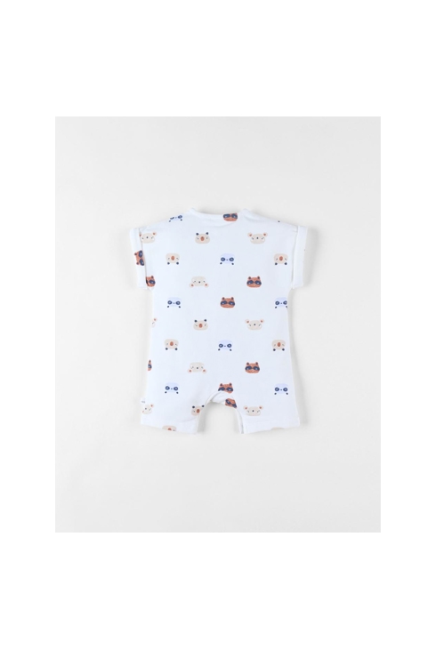 Combishort Imprimé Animalier En Molleton,, Noukie's