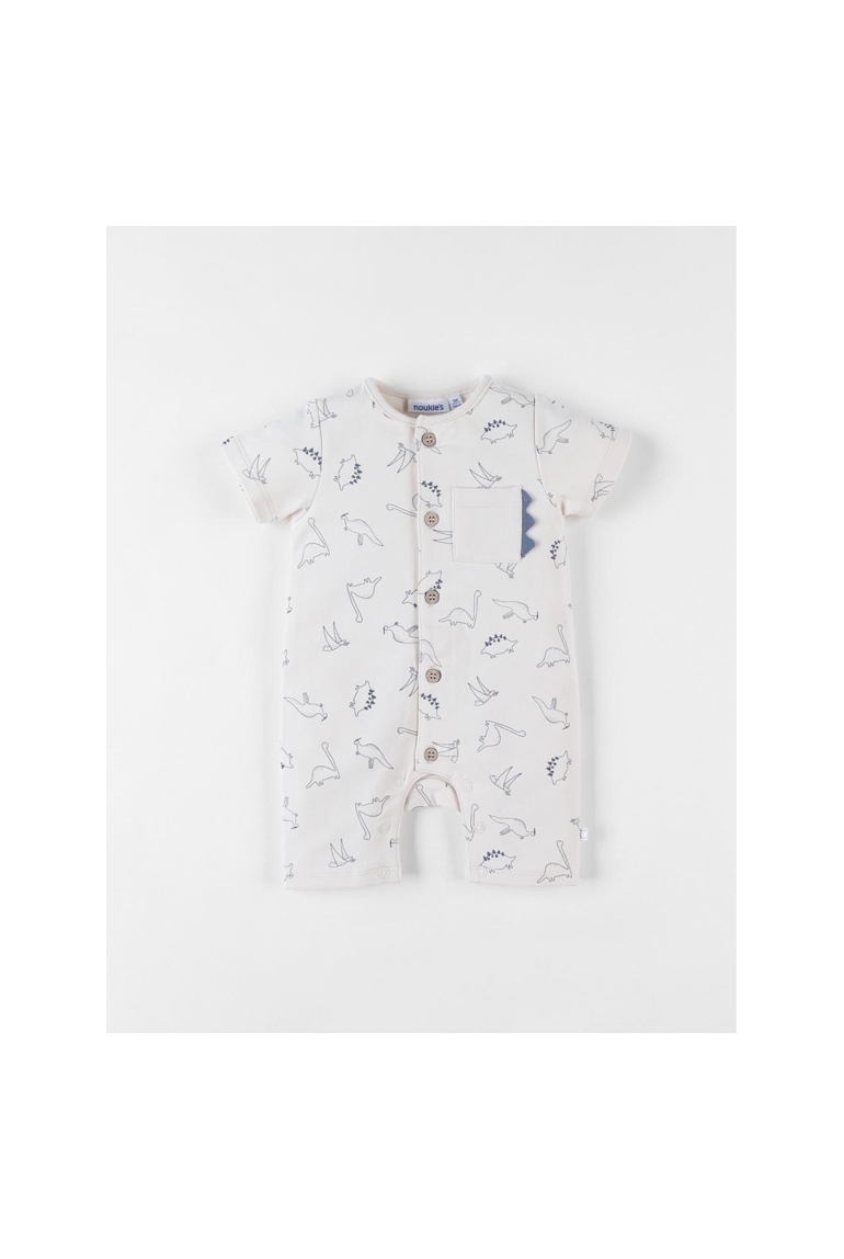 Combishort Dino En Molleton, Vanille, Noukie's 1