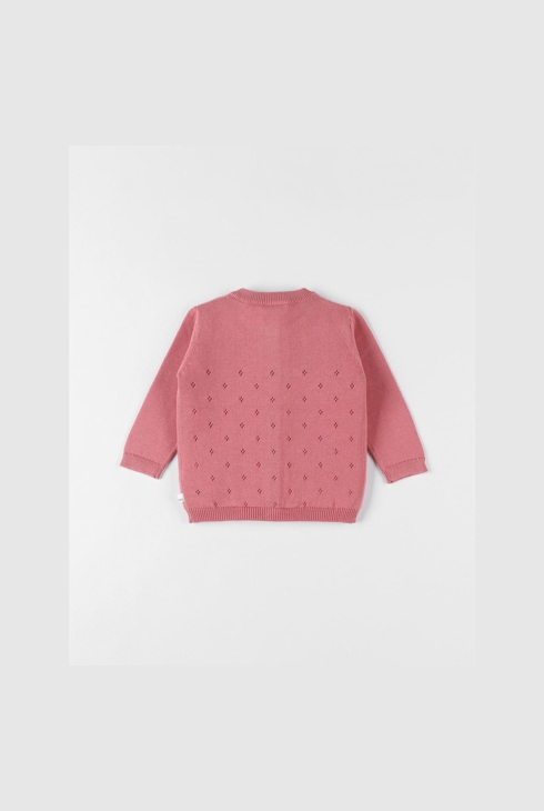 Cardigan en tricot fin blush, Noukie's
