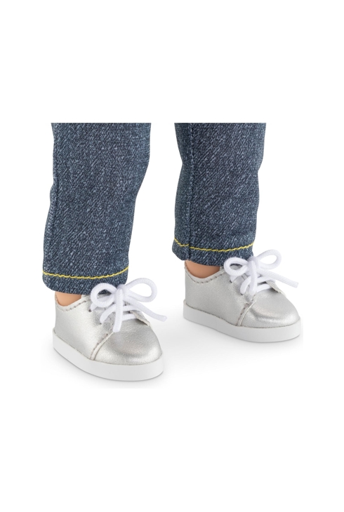 Chaussures Argentées pour poupée ma Corolle