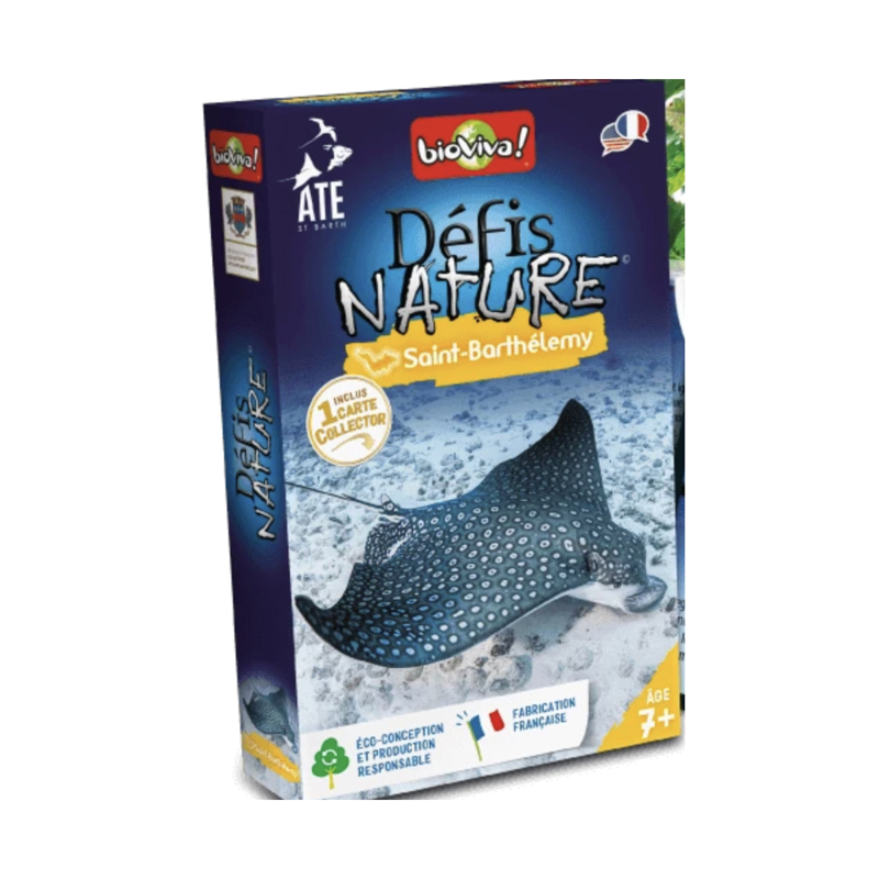 Jeu de société défis nature Saint-barthélemy, Bioviva -