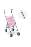 Poussette Canne Rose pour poupon 36/42/52cm, Corolle